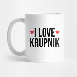 I love krupnik - Polish Mug